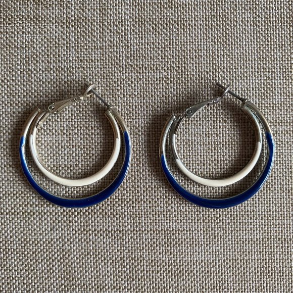 Retro Hoop Earrings - Picture 1 of 5